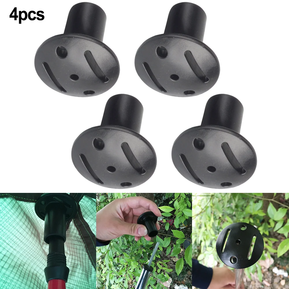 4 Pcs Puncture Preventing Tent Pole Cap Canopy Pole Boat Cover Support Pole Cap Outdoor Camping Accessories