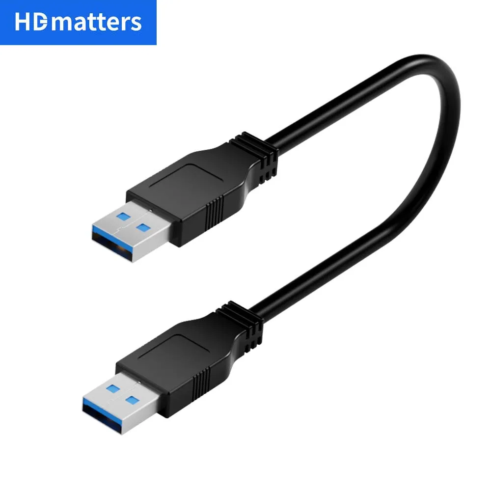 USB 3.0 케이블 짧은 USB 3.0 수-수 케이블 연장 코드 냉각 팬, 패드, ..