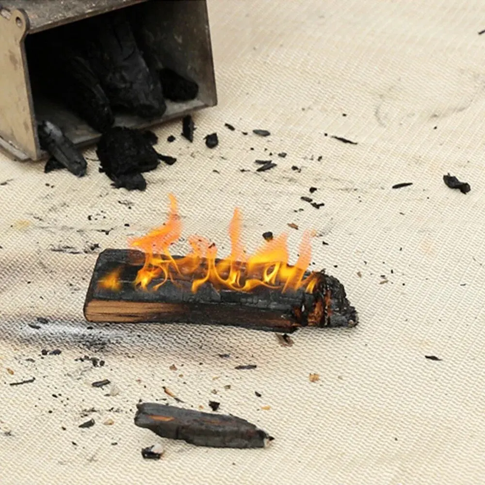 Outdoor Camping Fireproof Cloth Picnic Barbecue Insulation Mat Flame Retardant High Temperature Fire Blanket Fiberglass Mat fireproof mat