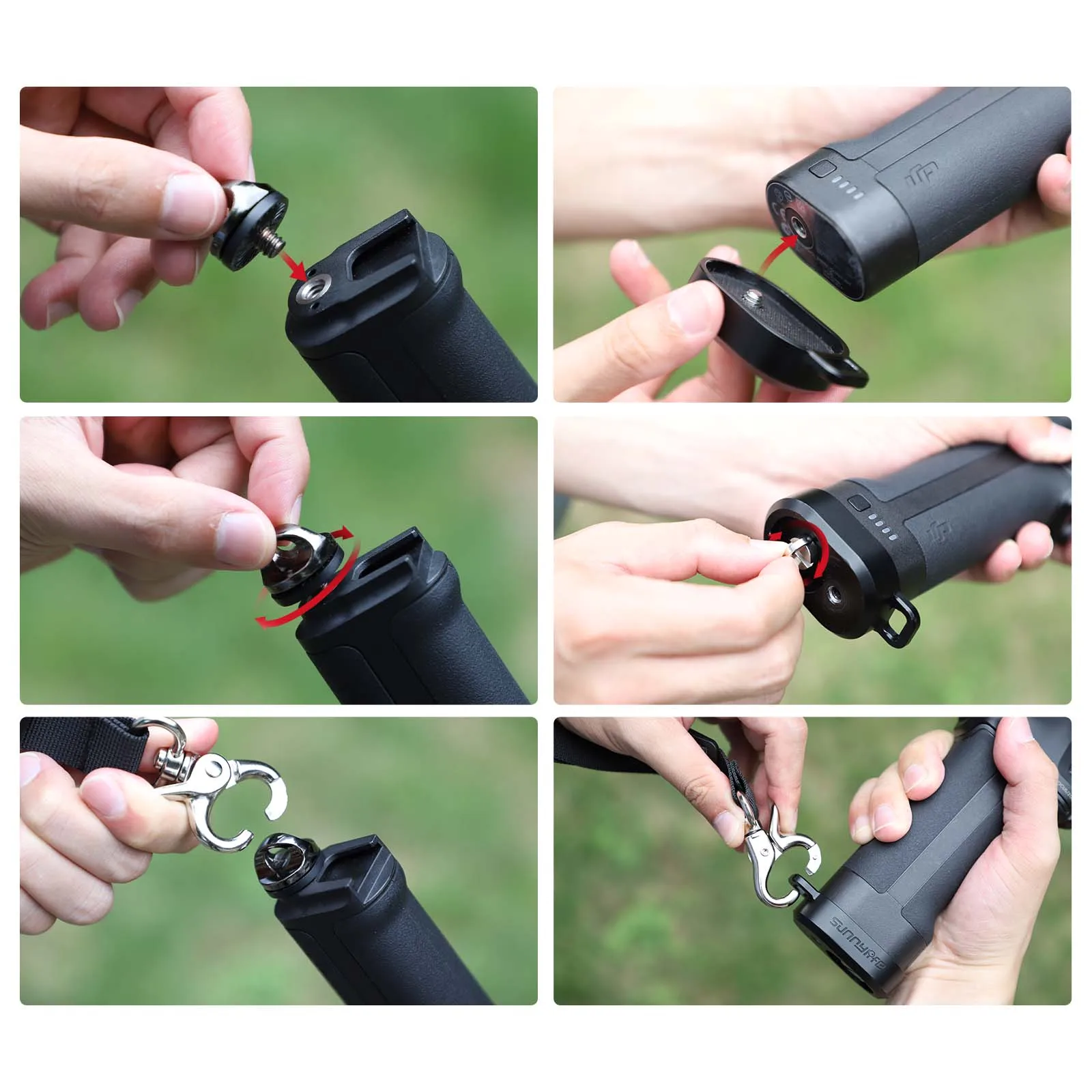 Lanière d'épaule décompression DJI RS 3/RS 4/RS4 Pro + base alu