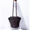 Drawstring Bucket Composite Bags For Women Luxury Designer Handbags  Purses 2024 New In Fashion PU Weave Large Capacity Shoulder 5