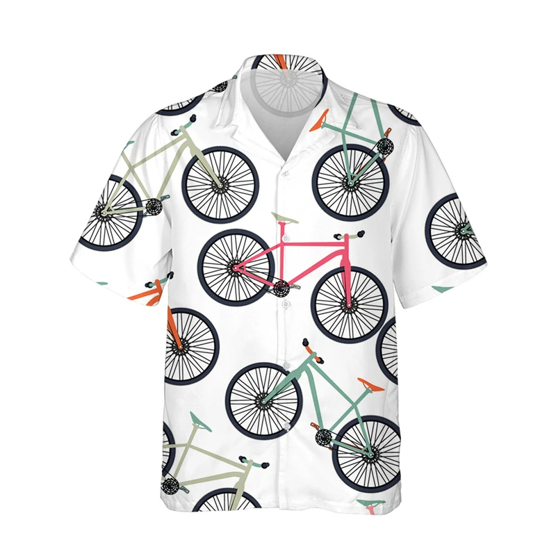 

Men's Loose Rider Party Shirts Beach Vacation Hawaiian Short Sleeve Shirts 3D Floral Coco Pattern Street Tops Clothing 2024 Top