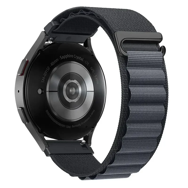 Alpine Loop Nylon Strap - 22mm Sport Bracelet in Vibrant Colors