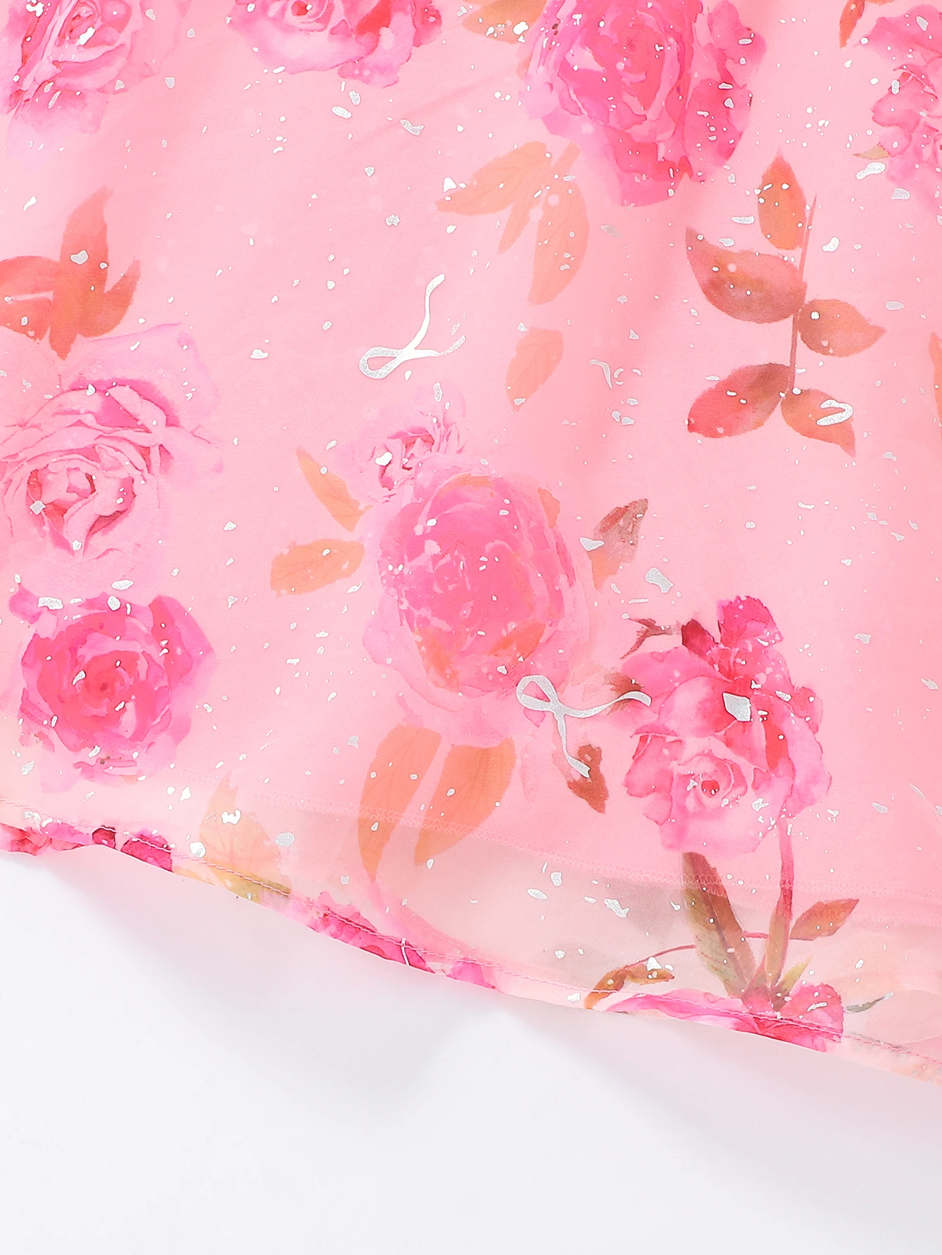 Girls Rose Tulle Party Dress 6