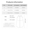 Sleeping Bag For Babies 3-24 Months Warm Soft Doudou Patchwork 2.5Tog Sleepsacks Sleeveless 2-Ways Zipper Anti-Kick Blanket 6