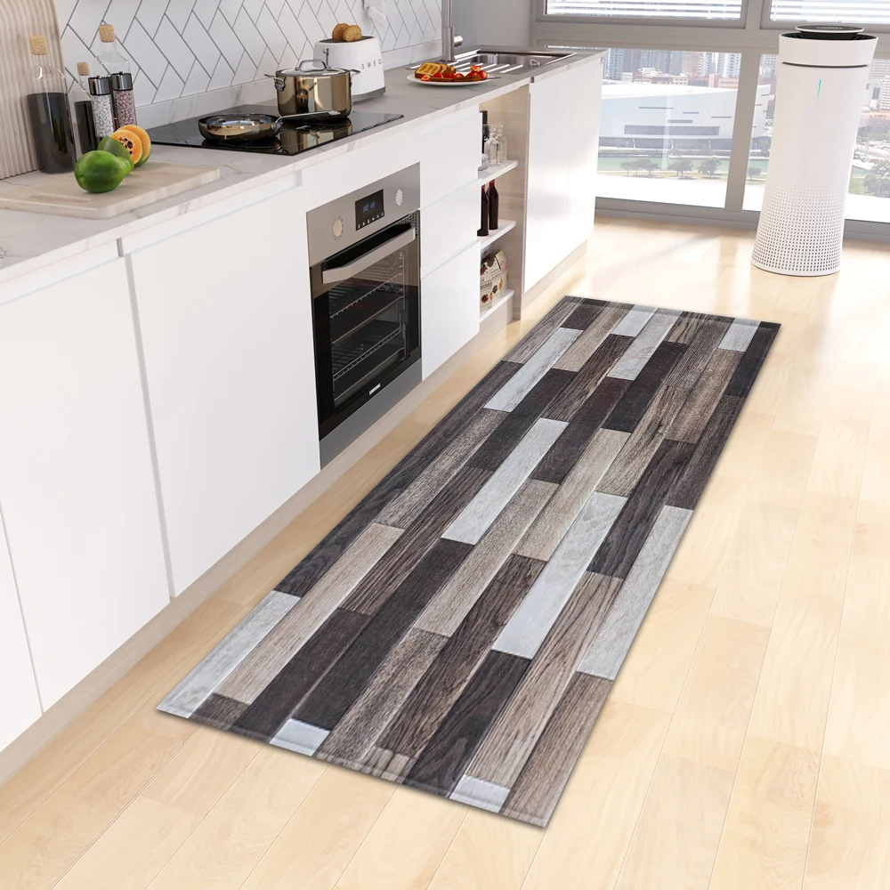Modern Kitchen Floor Mat Home Entrance Doormat Bedroom Living Room Children Decoration Carpet Hallway Balcony Bath Anti-Slip Rug