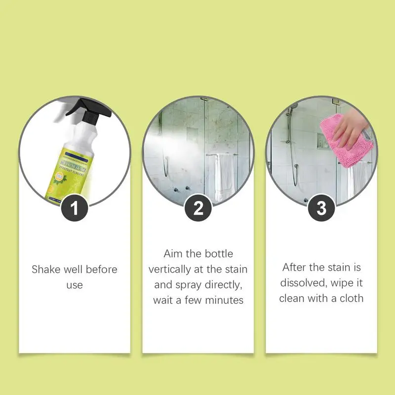 Oil stain remover spray multi-purpose bathroom stain remover cabinet cleaner effectively cleans stubborn countertop stains