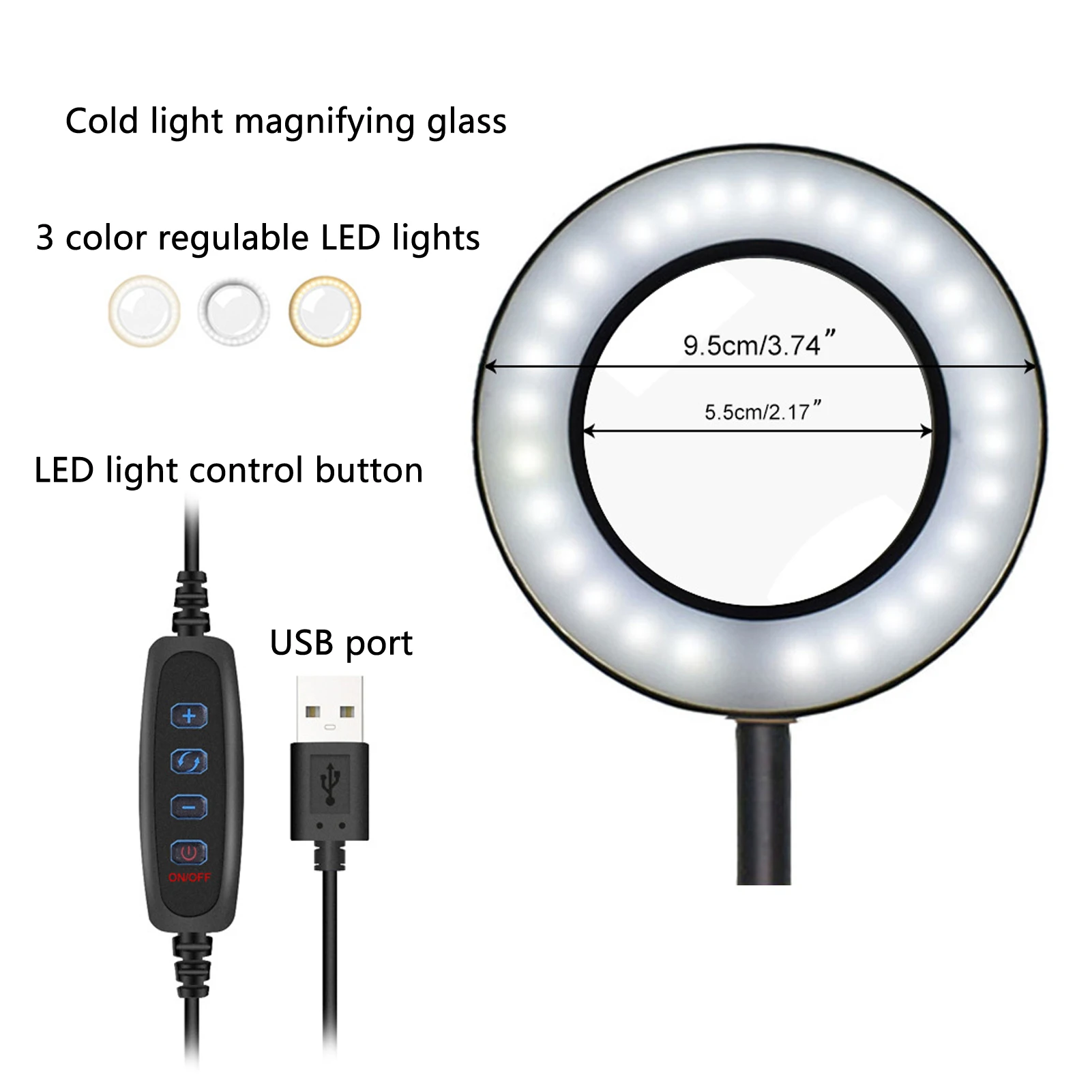 Welding Helping Hand Soldering Helping Hand LED for Electric Equipment for Headwear