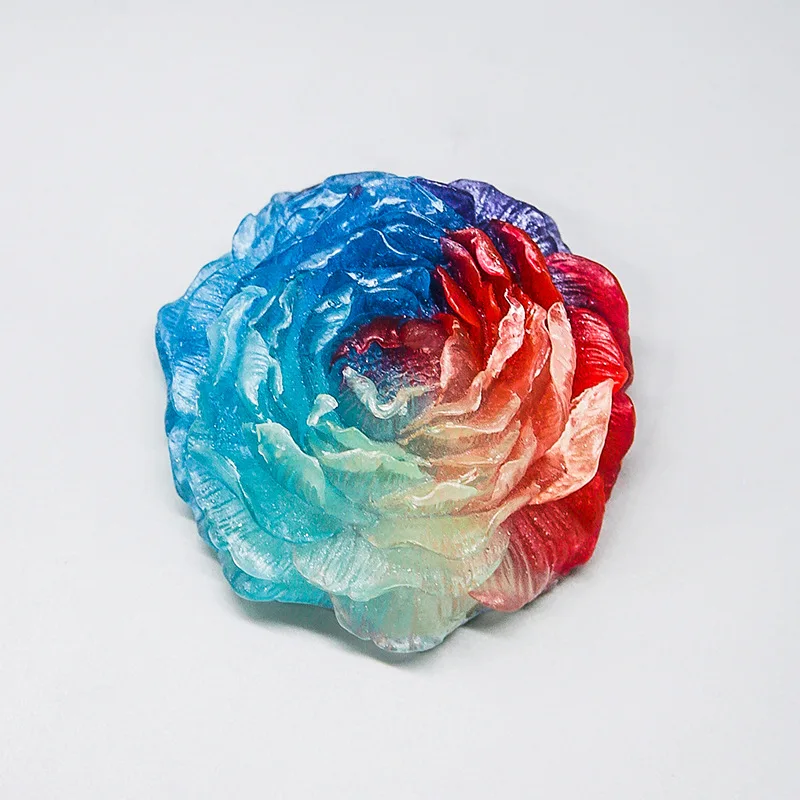 Peony-Shaped Candle Aromatherapy Three-Dimensional FlowersOEMScented Candle Luminous Low Temperature Romantic Sentime