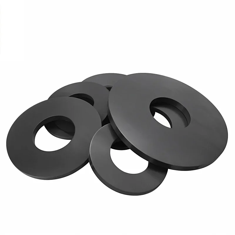 Rubber Washers M2-M42 Black Soft Flat Plane Spacer Insulation Gasket Ring