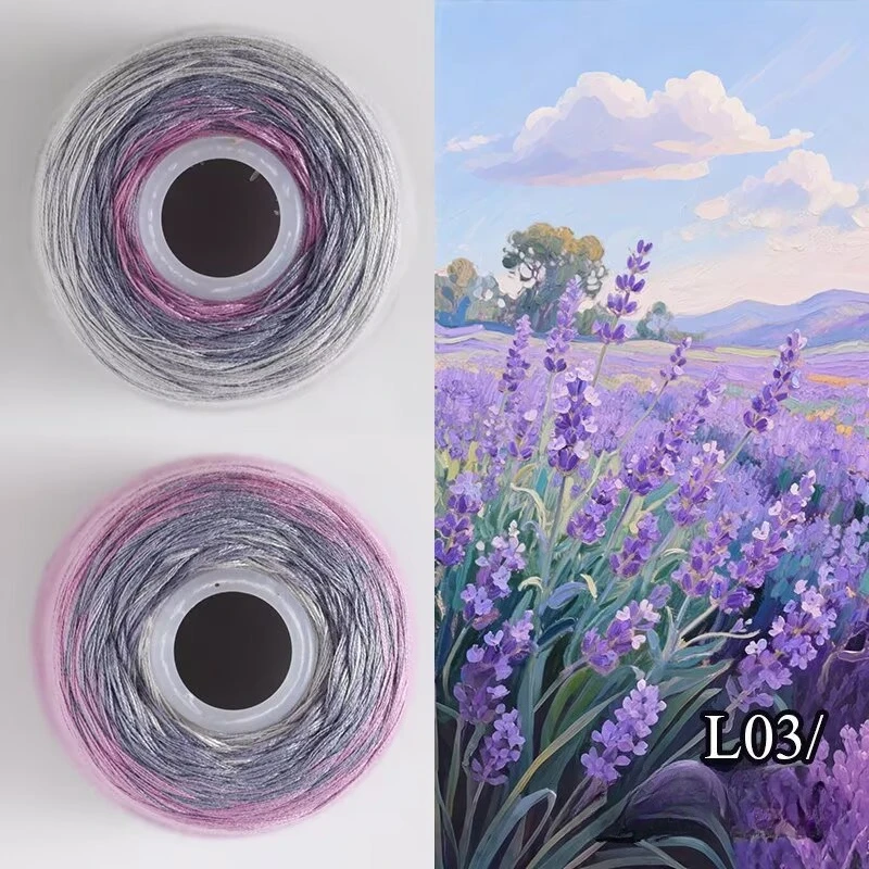 Gradient Lace Yarn for Handwoven Coasters Sweaters Home Accessories