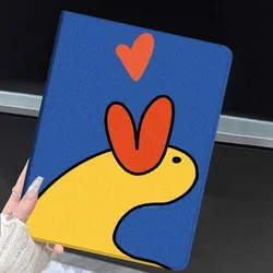 Cartoon Yellow Duck Soft Tablet Case for Galaxy Tab S11 (047PBA9903PBT)