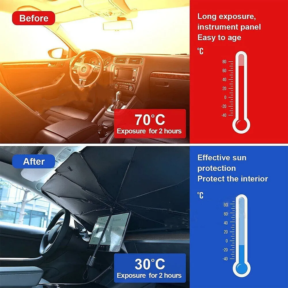 Car Sunshade Umbrella Front Windshield Sunshade Car Interior Summer S/L Size windshield sunshade,car sunshade,windshield sun shade