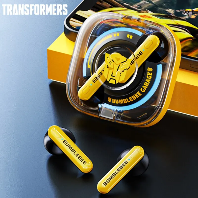 트랜스포머 TF-T03 무선 블루투스 5.3 이어폰, 저지연 게임용 헤드셋, 하이파이 사운드, 마이크 헤드폰, 패션 이어버드