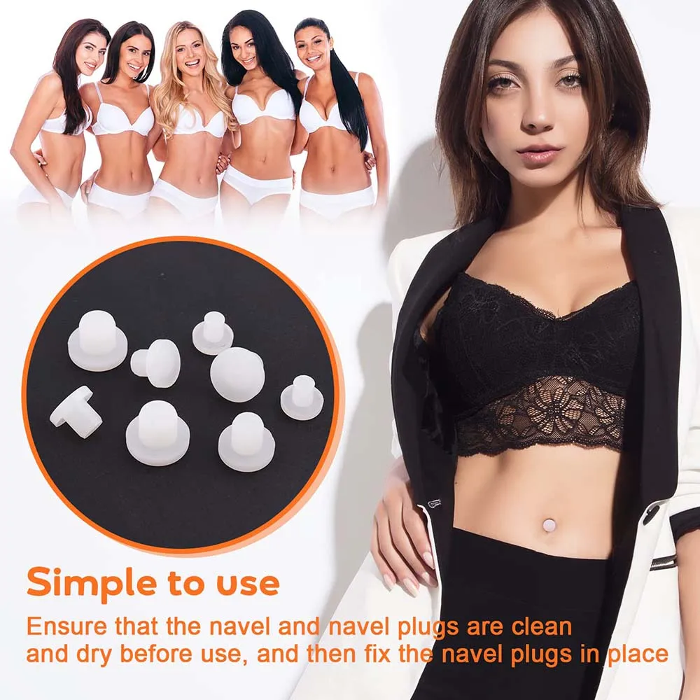 5PCS Different Sizes Belly Button Plug for Weight-reducing Surgery