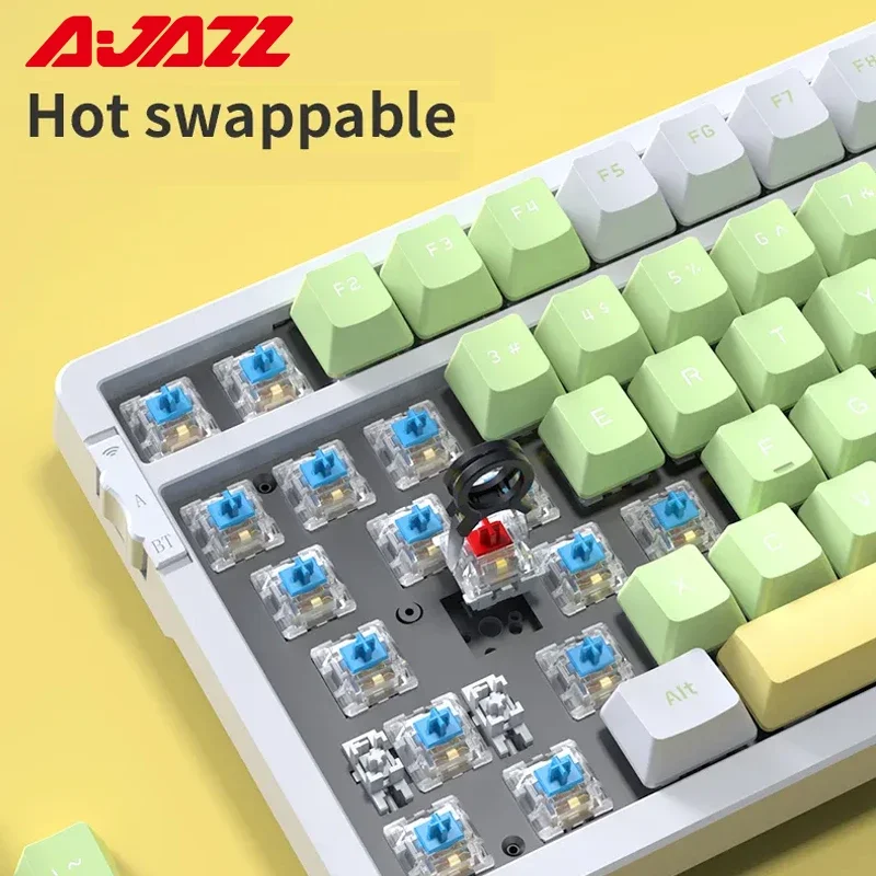 AJAZZ AK992 RGB 100 Keys Bluetooth Gaming Mechanical Keyboard Hot