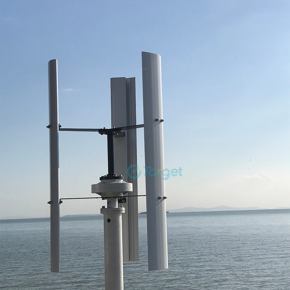 20KW Wind Turbine Vertical Axis Permanent Maglev Generator Electric Power Generator With Mppt Charge Controller