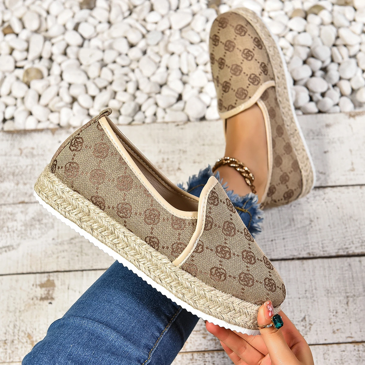 

Кроссовки женские холщовые, дышащие, без шнуровки, Повседневная Уличная обувь на плоской подошве, весна