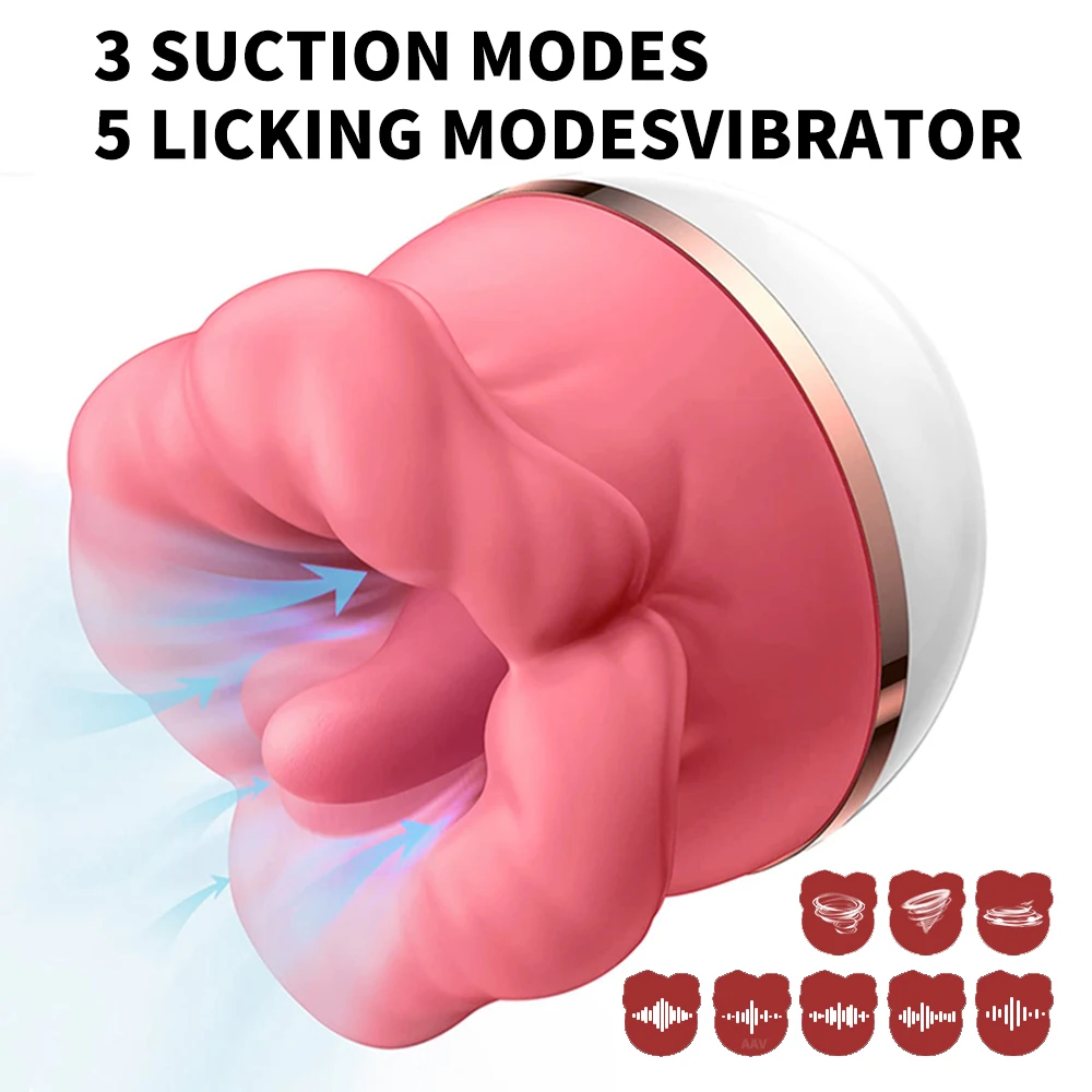 Tongue Masturbator Vaginal Vibrators Clitoris Vibrator Clit Sucking Vibrator Female Sex Toys Tongue Vibrator Rose Sucking Vibrator Vibrator Sex Toy Rose Sucking Licking Vibrator For Women Clitoris Nipples Stimulator Vagina Masturbators Massager Silicone Female Adult Sex Toys