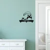 1pc Cute Totoro baby keychain wall-mounted coat rack keychain key hanger towel rack One Piece Cute Totoro Baby 4