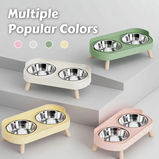 Dopamine Colorful Elevated Pet Feeder 5