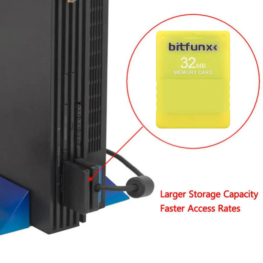 Scheda Di Memoria Della Scheda V1.953 Per Ps2 Ps 2 Free Mcboot Card 8Mb 16Mb 32Mb 64Mb Opl Mc Boot Program Card Per Ps2 Ps 2 Program Card