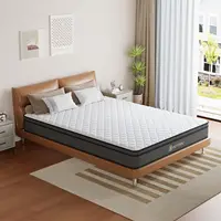 8 INCH Twin Mattress,Twin Size ,Gel Memory and Spring,Soft Hybrid Mattress in a Box for Pressure Relief,Medium Firm Support 6