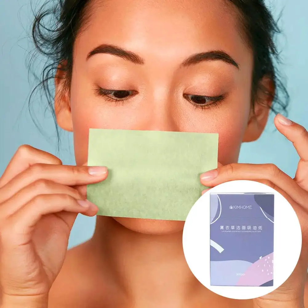300 Sheets/pack Facial Oil Blotting Sheets Paper Cleansing Paper Absorbent Makeup Oil Beauty Face Control Tools U8J2 E1C5