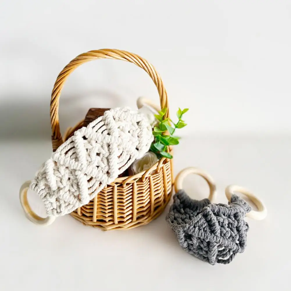 Towel Ring Towel Clip for Strong Load-bearing Easy Use in Kitchen Decor Crochet Hanging Dish Holder Crochet Holder