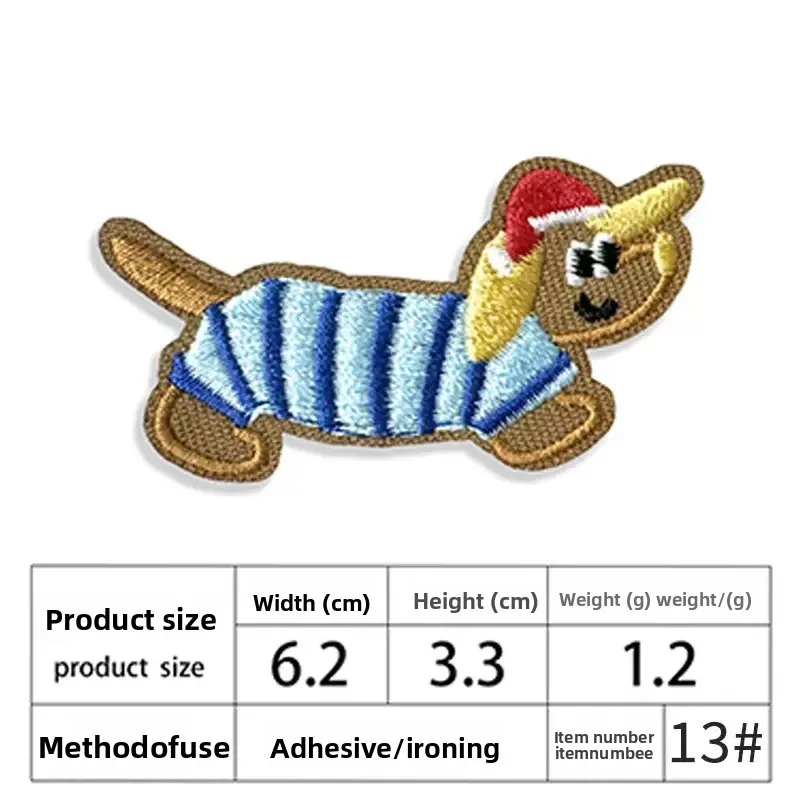 Embroidered Black Cat Design Patch - Product Image 9