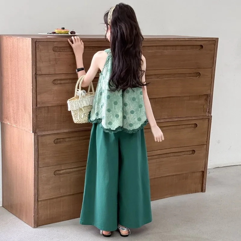 Vestiti Ragazza da 10 a 12 anni Set per bambini Adolescenti Vestito per bambini per ragazze Abiti per adolescenti carini Junior Top Bottom Little Outdoor - immagine 5