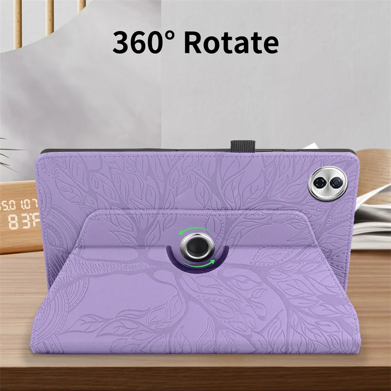 Premium 360° Rotating PU Leather Wallet Tablet Case Cover
