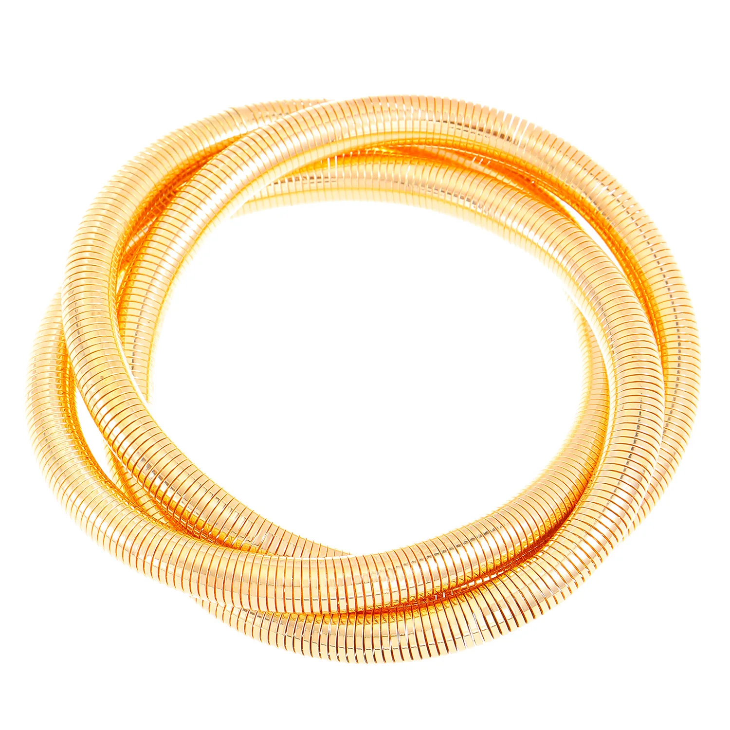 DIEZI Exaggerated Personality Geometric Bangles Men Vintage Hip Hop Punk Spring Bangles Snake Chain Bracelets For Women Jewelry 6