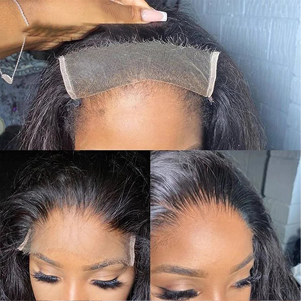 Human Hair Closure Human Hair Lace Product Human Hair Frontal 4x4 5x5 13x4 Straight Transparent Lace Frontal Closure Only 100% Brazilian Remy Human Hair Swiss Lace Pre Plucked With Baby Hair