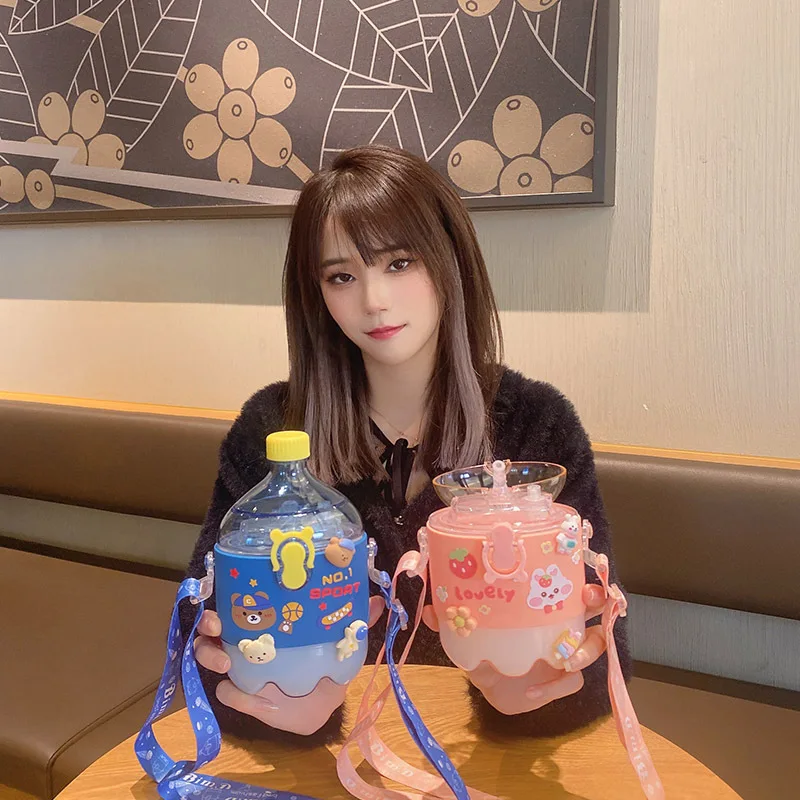 Creative Cola Cup Cute Children Students Drop Proof Spray Water Cup High Value Portable Summer Plastic Cup 19 Creative Cola Cup Cute Children Students Drop Proof Spray Water Cup High Value Portable Summer Plastic Cup