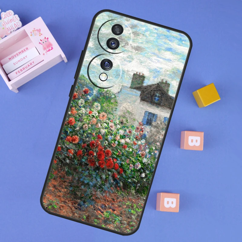 Claude Monet Garden Lotus Bridge Decorative Phone Case Cover