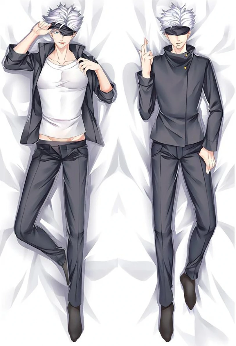 Anime Ornament Anime Satoru Gojo Dakimakura Pillow Case Cosplay Hugging Body Cartoon Accessories