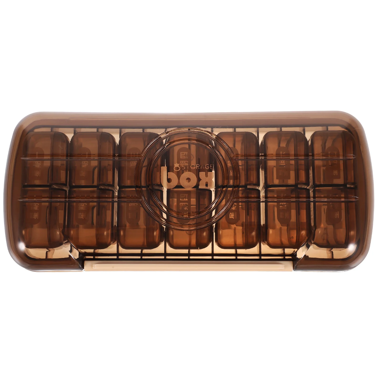 

Portable Box Purse Case Wear-resistant Supplies Holder Medicine Supply Detachable Organizer Compact Travel Daily Use