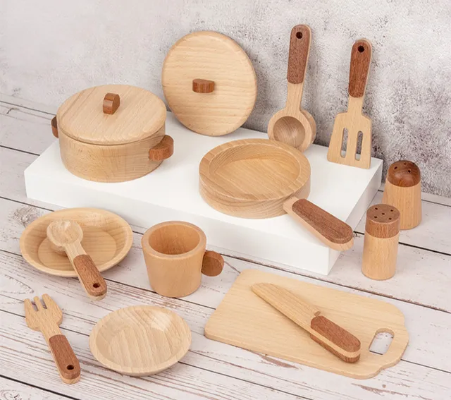 Juego completo de utensilios de cocina de 19 piezas, fabricado con silicona  y madera de primera cali…Ver más Juego completo de utensilios de cocina de