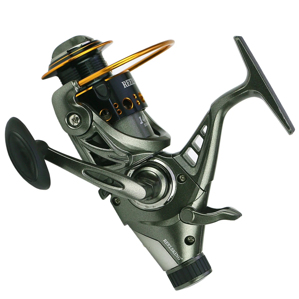 

3000/4000/5000/6000 Spinning Fishing Reel High Strength Aluminum Spool Pesca High-strength Front and Rear Drag Fishing Coil