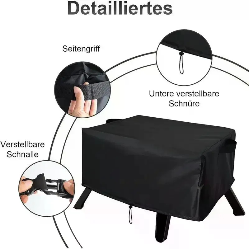 Heavy-Duty Oven Cover – Waterproof, Dustproof & UV-Resistant Outdoor Protection for Patio, Backyard & Camping 4