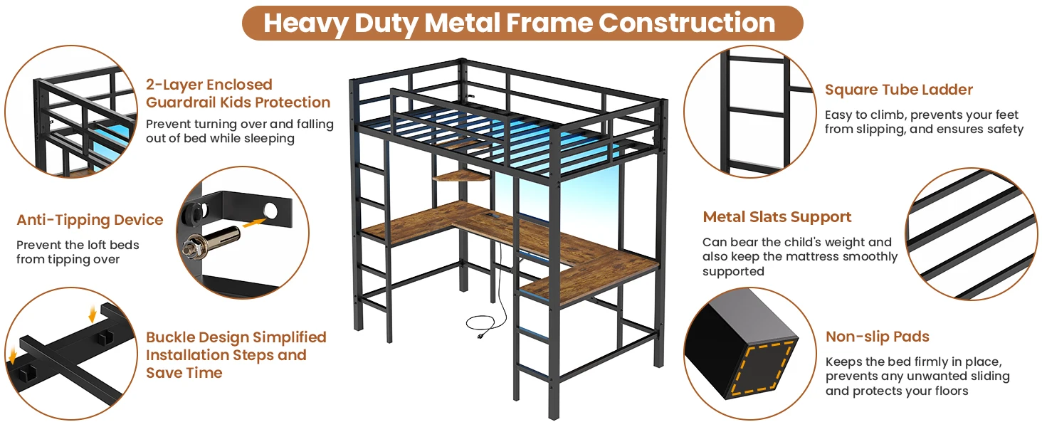 loft bed twin size