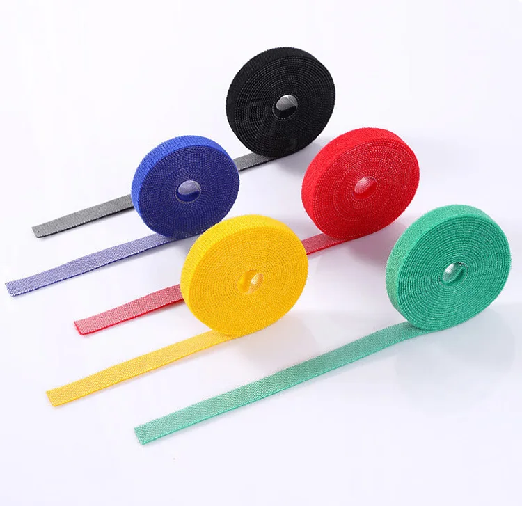 Description Picture 2 of item5M/Roll 12mm Width Cable Organizer USB Cable Winder Management nylon Free Cut Ties Mouse earphone Cord cable ties