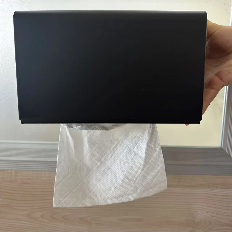 Bathroom storage rack toilet tissue box non-punching rack