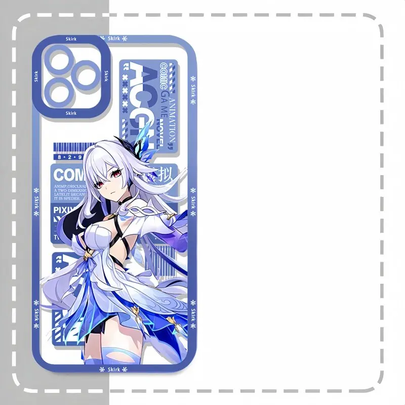 Skirk Character Design Phone Case - Genshin Impact Edition