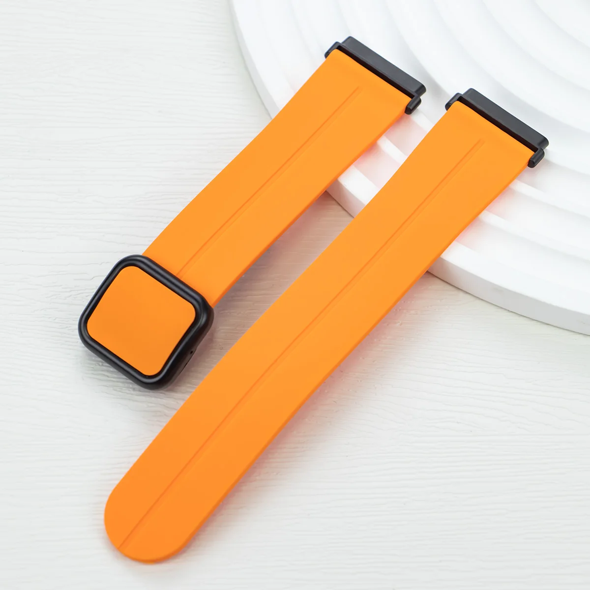 Enhanced Magnetic Buckle Silicone Sports Strap