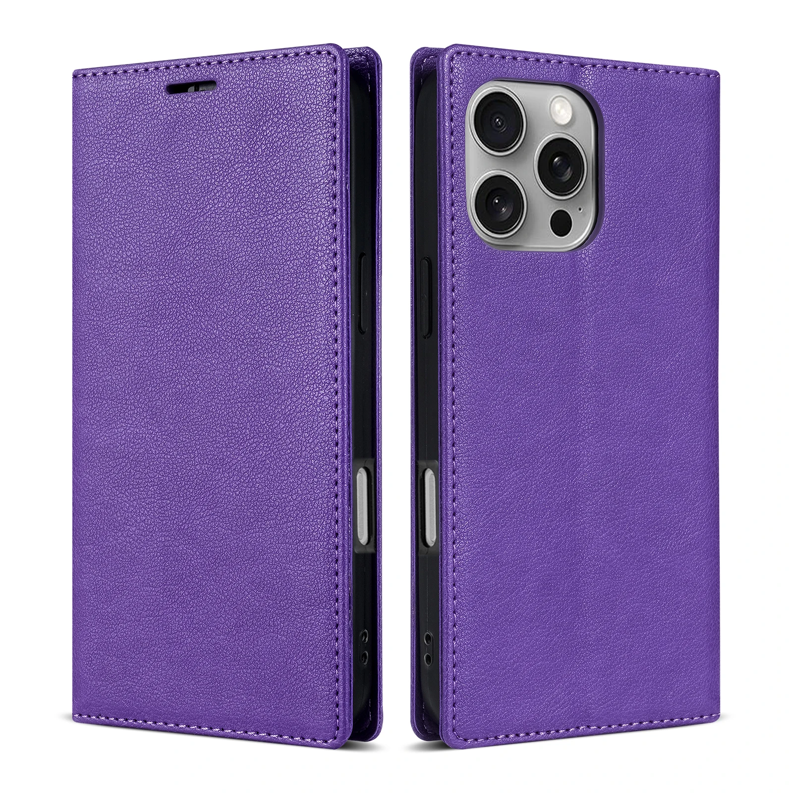 Sleek Retro Flip Leather Wallet Case with Card Slot Holder
