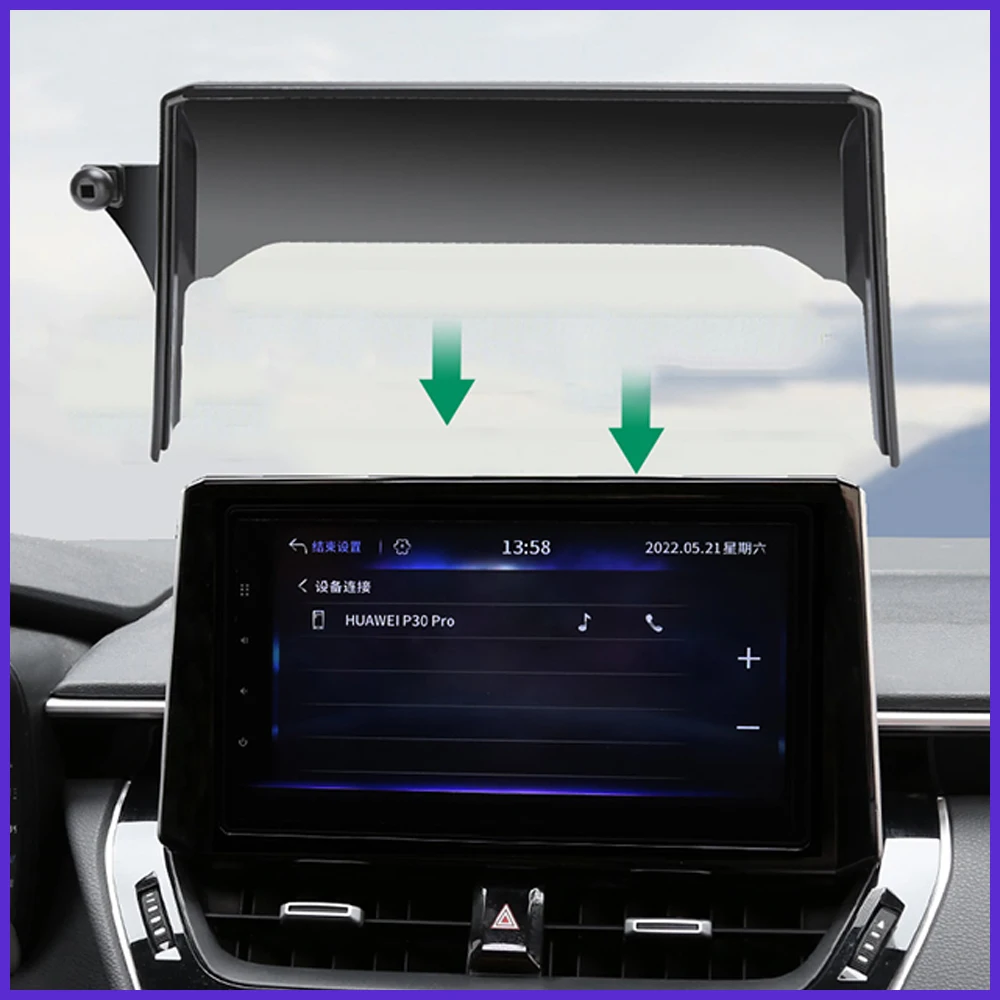 Multimedia Screen Back Car Phone Holder for Toyota Corolla CROSS Car Navi Screen Frame Phone Bracket for Corolla CROSS