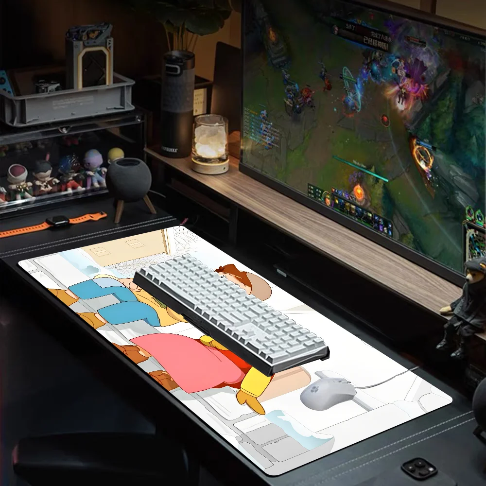 Heidi Cartoon Cool Large Gaming Mouse Pad XL Locking Edge Size For Game Keyboard Pad For Gamer 2