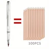13Pcs/set Transparent Eternal Pencils with 12 Color Interchangeable Heads Ink Free Art Painting Office Signature Tools Unlimited 2